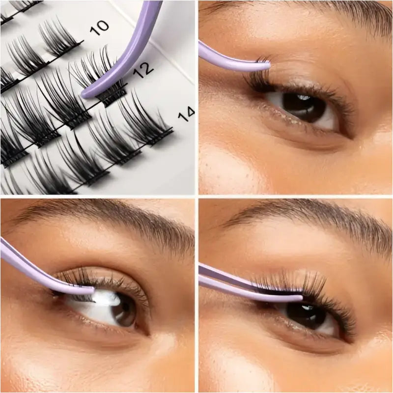 Nouveau Lashes: Vegansk Punktvipper - Volume Style - cluster lashes