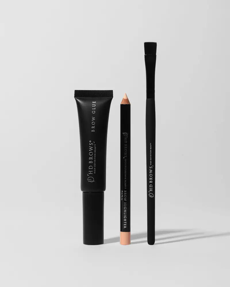 The FLUFFY Brow Lift Pakke - Spar 20% - BROW LIFT WITH WARM NUDE FOR DARKER SKIN TONES AND TANNED SKIN - Brow makeup